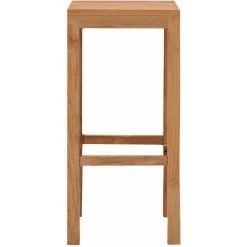 NOVA Divers Pièces Des Tabourets En Bois Massif En Teck Tabourets De Bar 2 Pcs Bois De Teck Massif Des Modèles : 2 Pcs 10 NOVA Divers Pièces Des Tabourets En Bois Massif En Teck Tabourets De Bar 2 Pcs Bois De Teck Massif Des Modèles : 2 Pcs -Table haute et bar Soldes 57095954 4