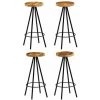NOVA Bar De La Barre Placée En Bois De Mangue Solide Avec Divers Repousses De Pieds Chaises De Bar 4 Pcs Bois De Manguier Solide Des Modèles : 4 Pièces 1 NOVA Bar De La Barre Placée En Bois De Mangue Solide Avec Divers Repousses De Pieds Chaises De Bar 4 Pcs Bois De Manguier Solide Des Modèles : 4 Pièces -Table haute et bar Soldes 57096691 1
