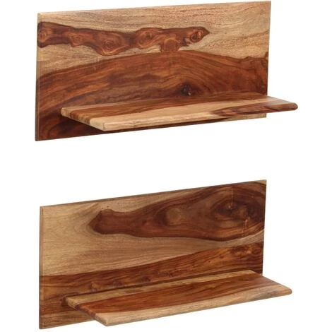 NOVA Les étagères Murales Définissent 2 Pcs En Bois Massif De Sheesham Différentes Tailles Étagères Murales 2 Pcs 58 X 26 X 20 Cm Bois De Sesham Massif Taille : 58x26x20 Cm 3 NOVA Les étagères Murales Définissent 2 Pcs En Bois Massif De Sheesham Différentes Tailles Étagères Murales 2 Pcs 58 X 26 X 20 Cm Bois De Sesham Massif Taille : 58x26x20 Cm