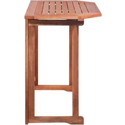 NOVA Tableau De Bistrot 90x50x75 Cm En Bois D'acacia Solide Table De Bistro 90x50x75 Cm Bois D'acacia Massif -Table haute et bar Soldes 57222871 4