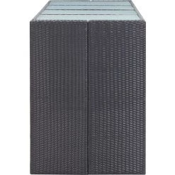 TRUE DEAL Ensemble De Bar D'extérieur 9 Pcs Résine Tressée Noir 10 TRUE DEAL Ensemble De Bar D'extérieur 9 Pcs Résine Tressée Noir -Table haute et bar Soldes 57843472 4