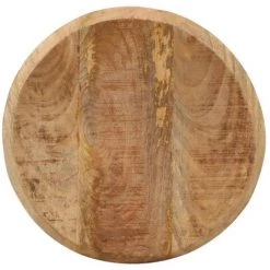 INLIFE Chaises De Bar 2 Pcs Bois De Manguier Solide -Table haute et bar Soldes 57884717 4