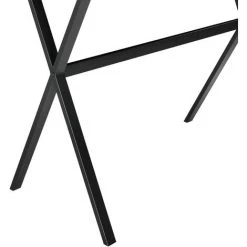 NOVA Tableau De Bar 120x60x105 Cm Plancher Rectangulaire Effet En Bois Foncé -Table haute et bar Soldes 58596971 4