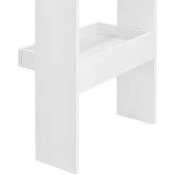 NOVA Tableau Mural Péninsule Pour La Cuisine 120x45x106 2 étagères Différentes Couleurs Couleur : BLANCHE -Table haute et bar Soldes 58598552 5