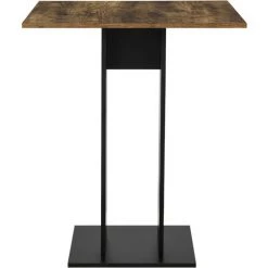 NOVA Table De Cuisine Stimocali Bulle Carrée Forme Moderne Conception Diverses Couleurs Couleur : Jouer / Noir -Table haute et bar Soldes 58598703 3