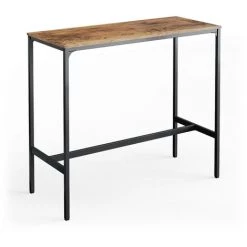 Table De Bar Fyrk Table De Bistro Mange-debout Comptoir 120cm X 50 Cm Bar Vicco