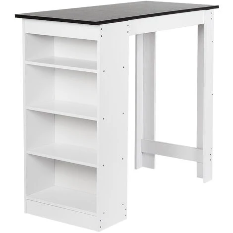 HALOYO Table De Bar Table De Cuisine Mange-debout 115*50*103CM 3 HALOYO Table De Bar Table De Cuisine Mange-debout 115*50*103CM