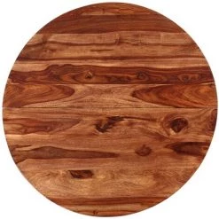 INLIFE Table De Salle à Manger Bois Massif De Sesham 120 X 77 Cm - Brun -Table haute et bar Soldes 59172503 4