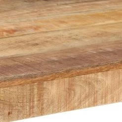 INLIFE Table De Bar 112x60x108 Cm Bois De Manguier Brut - Brun -Table haute et bar Soldes 59172813 5