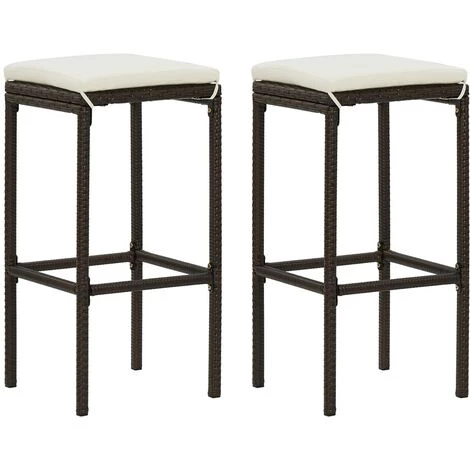 Topdeal Meuble De Bar De Jardin 3 Pcs Et Coussins Résine Tressée Marron FF3064816_FR 7 Topdeal Meuble De Bar De Jardin 3 Pcs Et Coussins Résine Tressée Marron FF3064816_FR – Image 5