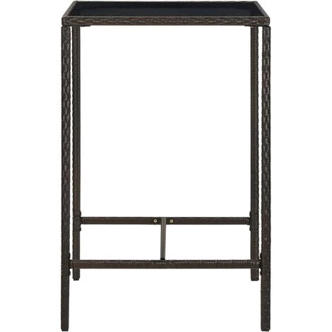 Topdeal Meuble De Bar De Jardin 5 Pcs Et Coussins Résine Tressée Marron FF3064819_FR 6 Topdeal Meuble De Bar De Jardin 5 Pcs Et Coussins Résine Tressée Marron FF3064819_FR – Image 4