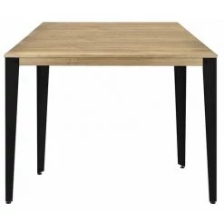 Table Mange Debout Lunds 80X140x110cm Noir-Vieilli. Box Furniture - Noir -Table haute et bar Soldes 60283824 2