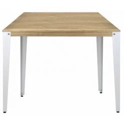 Table Mange Debout Lunds 80X140x110cm Blanc-Vieilli. Box Furniture - Blanc -Table haute et bar Soldes 60283826 2
