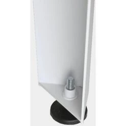 Table Mange Debout Lunds 80X140x110cm Blanc-Vieilli. Box Furniture - Blanc -Table haute et bar Soldes 60283826 4