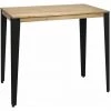 Table Mange Debout Lunds 60X100x110cm Noir-Vieilli. Box Furniture - Noir -Table haute et bar Soldes 60283864 1