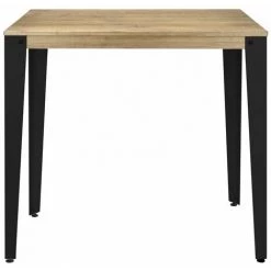 Table Mange Debout Lunds 60X100x110cm Noir-Vieilli. Box Furniture - Noir -Table haute et bar Soldes 60283864 2