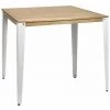 Table Mange Debout Lunds 80X120x110cm Blanc-Vieilli. Box Furniture - Blanc -Table haute et bar Soldes 60283876 1