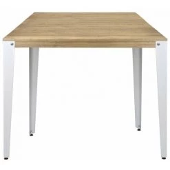 Table Mange Debout Lunds 80X120x110cm Blanc-Vieilli. Box Furniture - Blanc -Table haute et bar Soldes 60283876 2