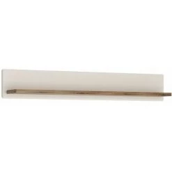 NETFURNITURE Delly Wallshelf Alpine White Et Stirling Oak - Blanc