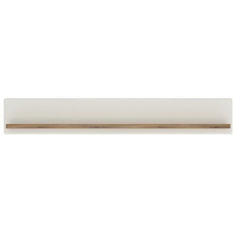 NETFURNITURE Delly Wallshelf Alpine White Et Stirling Oak - Blanc 4 NETFURNITURE Delly Wallshelf Alpine White Et Stirling Oak - Blanc – Image 2