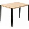 Table Mange Debout Lunds 80X120x110cm Noir-Naturel. Box Furniture - Noir -Table haute et bar Soldes 60359750 1