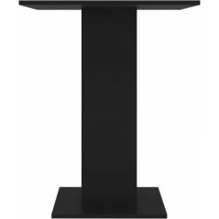 Topdeal Table De Bistro Noir 60x60x75 Cm Aggloméré FF802103_FR -Table haute et bar Soldes 60372379 5
