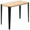 Table Mange Debout Lunds 60X110x110cm Noir-Naturel. Box Furniture - Noir 2 Table Mange Debout Lunds 60X110x110cm Noir-Naturel. Box Furniture - Noir -Table haute et bar Soldes 60724004 1