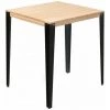 Table Mange Debout Lunds 80X80x110cm Noir-Naturel. Box Furniture - Noir -Table haute et bar Soldes 60724063 1