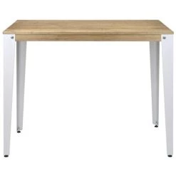 Table Mange Debout Lunds 60X110x110cm Blanc-Vieilli. Box Furniture - Blanc -Table haute et bar Soldes 60806686 2