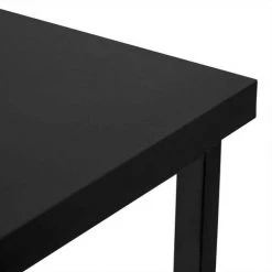 NOVA Comptoir De Table De Cuisine Haute Avec étagères De Style En Bois Et Métal Différentes Couleurs Couleur : Noir 9 NOVA Comptoir De Table De Cuisine Haute Avec étagères De Style En Bois Et Métal Différentes Couleurs Couleur : Noir -Table haute et bar Soldes 60809142 4