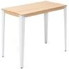 Table Mange Debout Lunds 60X120x110cm Blanc-Naturel. Box Furniture - Blanc 2 Table Mange Debout Lunds 60X120x110cm Blanc-Naturel. Box Furniture - Blanc -Table haute et bar Soldes 60809678 1