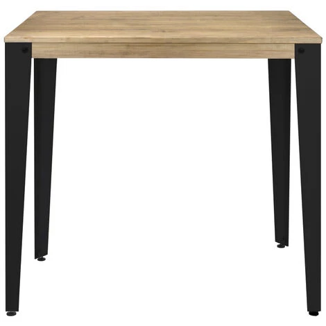 Table Mange Debout Lunds 80X80x110cm Noir-Vieilli. Box Furniture - Noir 4 Table Mange Debout Lunds 80X80x110cm Noir-Vieilli. Box Furniture - Noir â Image 2