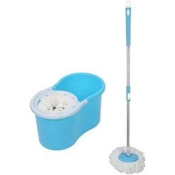 DYHF Balai Serpillière Microfibre Avec Seau Essoreur Bleu - Bleu -Table haute et bar Soldes 60858310 5