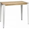 Table Mange Debout Lunds 39x110x110cm Blanc-Vieilli. Box Furniture - Blanc 2 Table Mange Debout Lunds 39x110x110cm Blanc-Vieilli. Box Furniture - Blanc -Table haute et bar Soldes 60882775 1