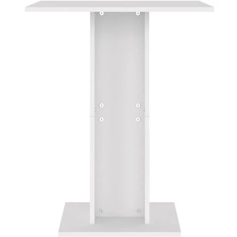 FIMEI Table De Bistro Blanc 60x60x75 Cm Aggloméré 6 FIMEI Table De Bistro Blanc 60x60x75 Cm Aggloméré – Image 4