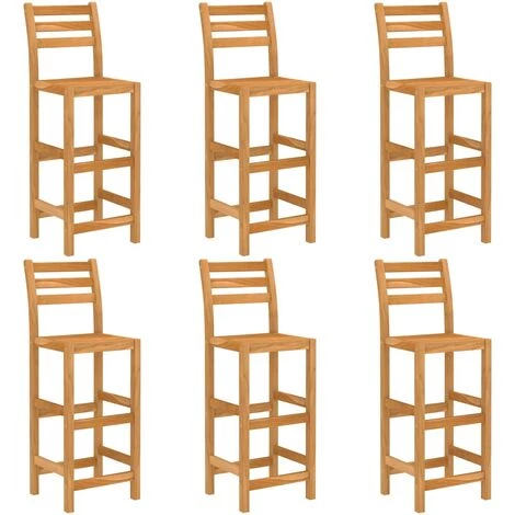 FIMEI Ensemble De Bar D'extérieur 7 Pcs Bois D'acacia Massif 6 FIMEI Ensemble De Bar D'extérieur 7 Pcs Bois D'acacia Massif – Image 4