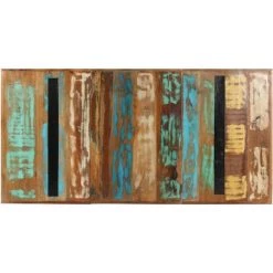 FIMEI Table De Salle à Manger 160x80x76cm Bois De Récupération Massif -Table haute et bar Soldes 60969114 4