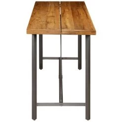 SUPERMARKET Table De Bar Teck Recyclé Massif 150 X 70 X 106 Cm -Table haute et bar Soldes 61303972 5