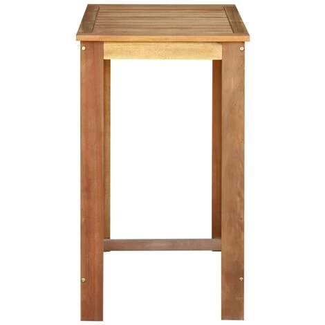 SUPERMARKET Table De Bar Bois D'Acacia Solide 60x60x105 Cm 4 SUPERMARKET Table De Bar Bois D'Acacia Solide 60x60x105 Cm – Image 2