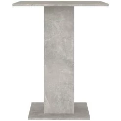 SUPERMARKET Table De Bistro 60x60x75 Cm Aggloméré Gris Béton -Table haute et bar Soldes 61305921 5