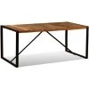 FIMEI Table De Salle à Manger Bois De Récupération Massif 180 Cm -Table haute et bar Soldes 61381059 1