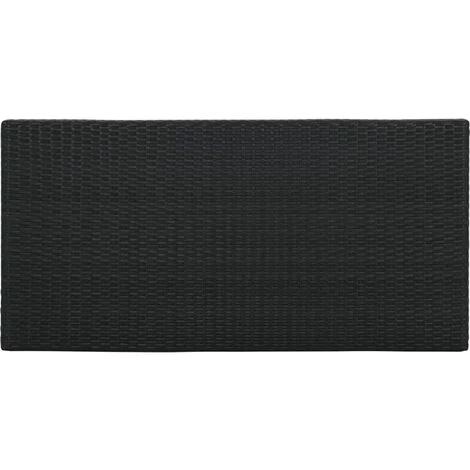 FIMEI Meuble De Bar De Jardin 5 Pcs Et Coussins Résine Tressée Noir 5 FIMEI Meuble De Bar De Jardin 5 Pcs Et Coussins Résine Tressée Noir – Image 3