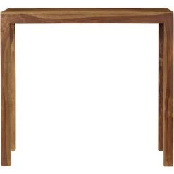 FIMEI Table De Bar Bois De Sesham Massif 118 X 60 X 107 Cm -Table haute et bar Soldes 61384010 3