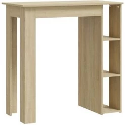 FIMEI Table De Bar Avec étagère Chêne Sonoma 102x50x103,5cm Aggloméré 8 FIMEI Table De Bar Avec étagère Chêne Sonoma 102x50x103,5cm Aggloméré -Table haute et bar Soldes 61384535 2