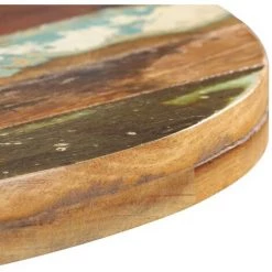 TRUE DEAL Table De Bistro Carrée Ø60x110 Cm Bois De Récupération Massif -Table haute et bar Soldes 61819759 3