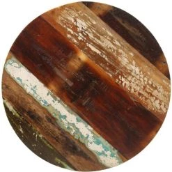 TRUE DEAL Table De Bistro Carrée Ø60x110 Cm Bois De Récupération Massif -Table haute et bar Soldes 61819759 4