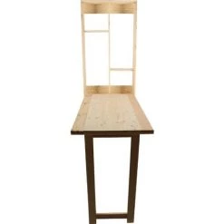 ESSCHERT'S GARDEN Bar D'extérieur Avec Table Mange Debout Intégré Beige - Beige -Table haute et bar Soldes 62077858 2