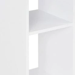 SUPERMARKET Table De Bar Blanc Et Gris Anthracite 60x60x110 Cm -Table haute et bar Soldes 63650286 5