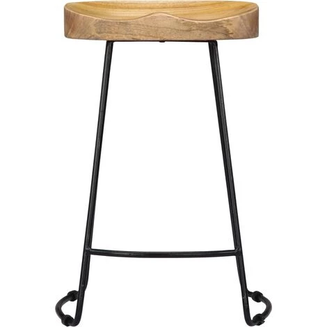 SUPERMARKET Tabourets De Bar Gavin 2 Pcs Bois De Manguier Massif SUHB-247837 5 SUPERMARKET Tabourets De Bar Gavin 2 Pcs Bois De Manguier Massif SUHB-247837 – Image 3