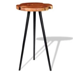 SUPERMARKET Table De Bar Bois D'acacia Massif (55-60) X 110 Cm -Table haute et bar Soldes 63656907 3